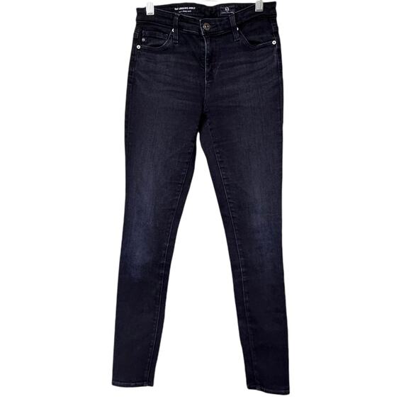 Ag Adriano Goldschmied Denim - AG Adriano Goldschmied Dark Wash Stretch Low Rise Jeans Denim Pants Size 25R